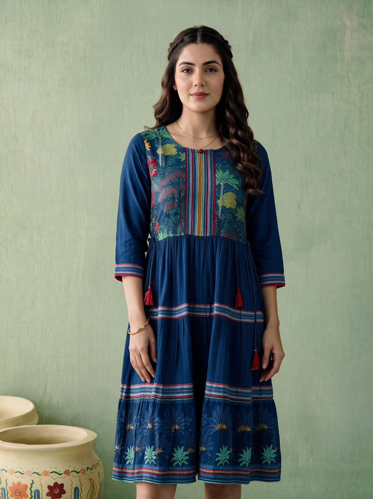 Juniper Women Teal Shortdress & Dori