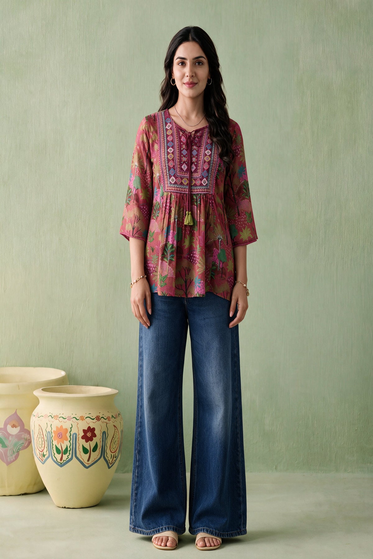 Juniper Women Maroon Tunic