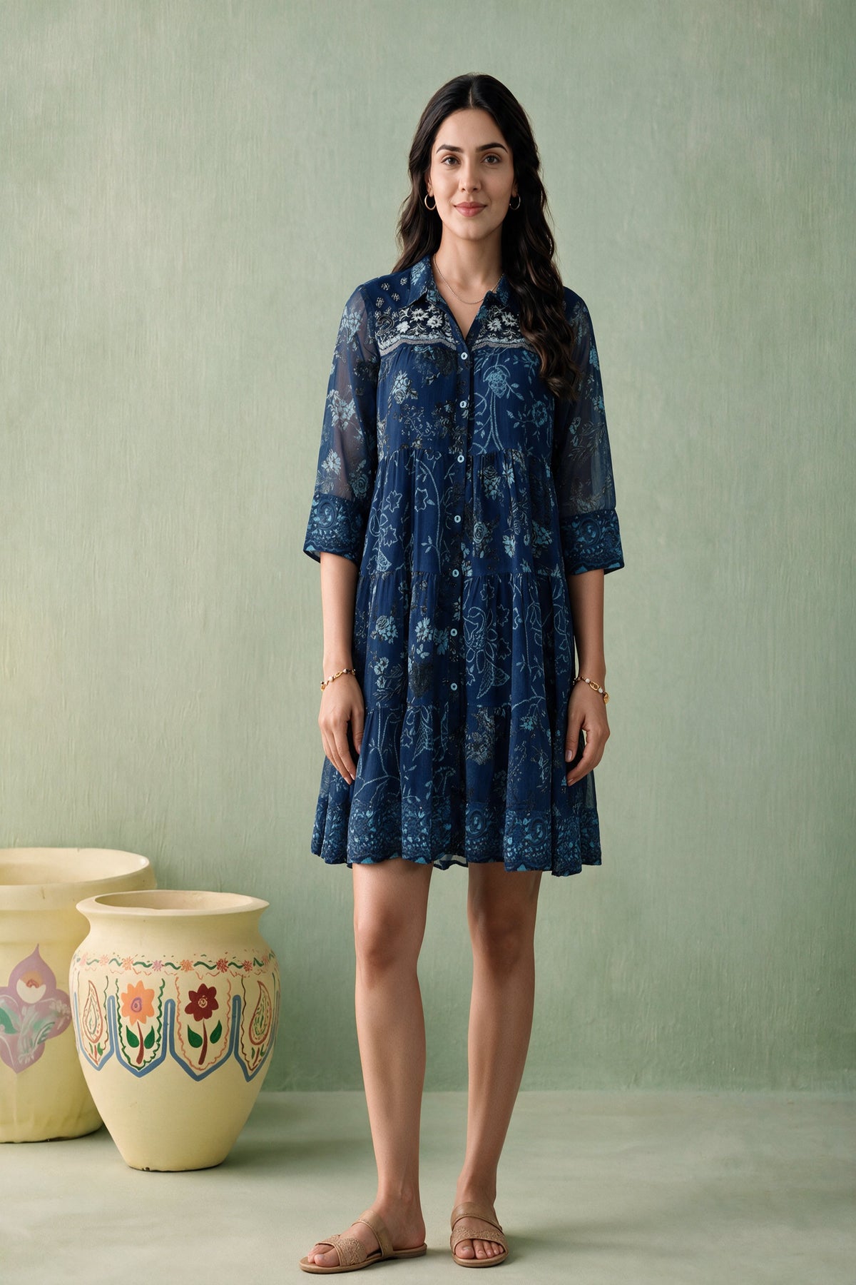Juniper Women Indigo Shortdress