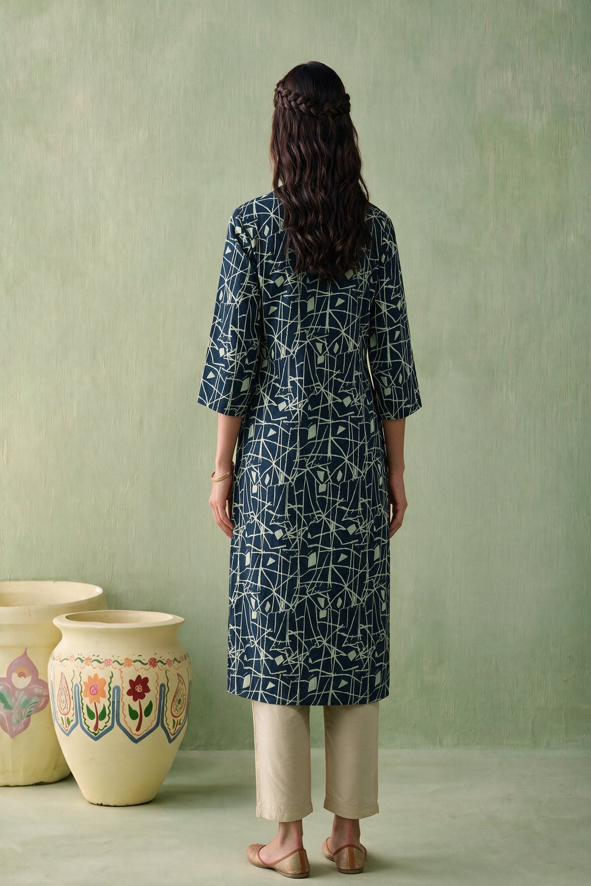 Juniper Women Teal Kurta