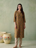 Juniper Women Olive Kurta