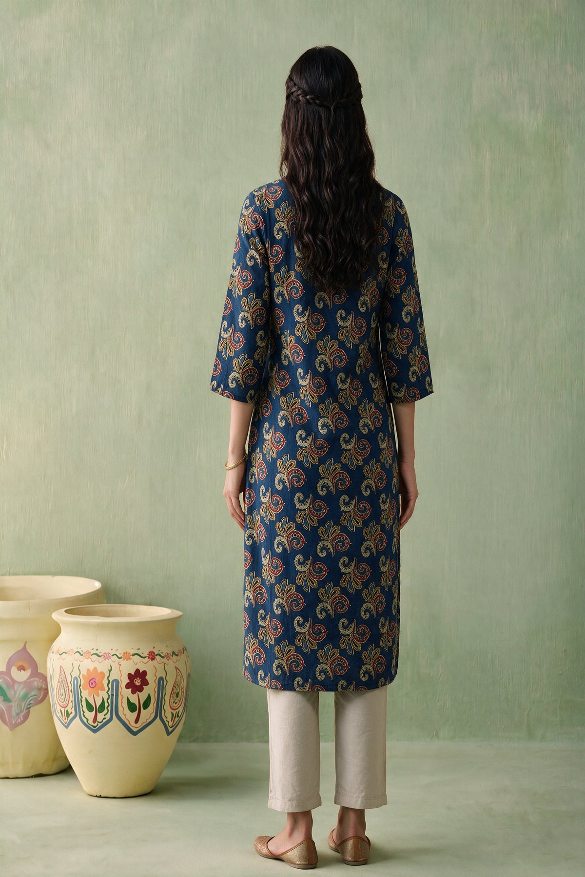Juniper Women Teal Kurta