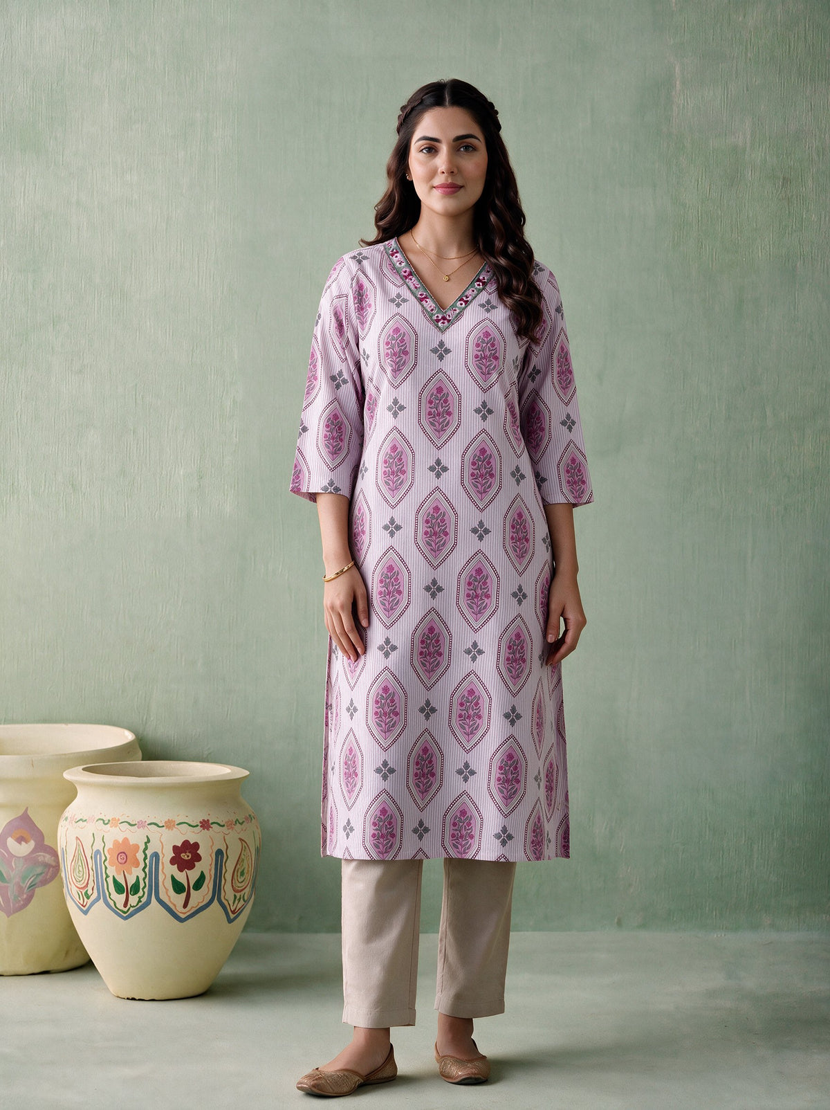 Juniper Women Pink Kurta