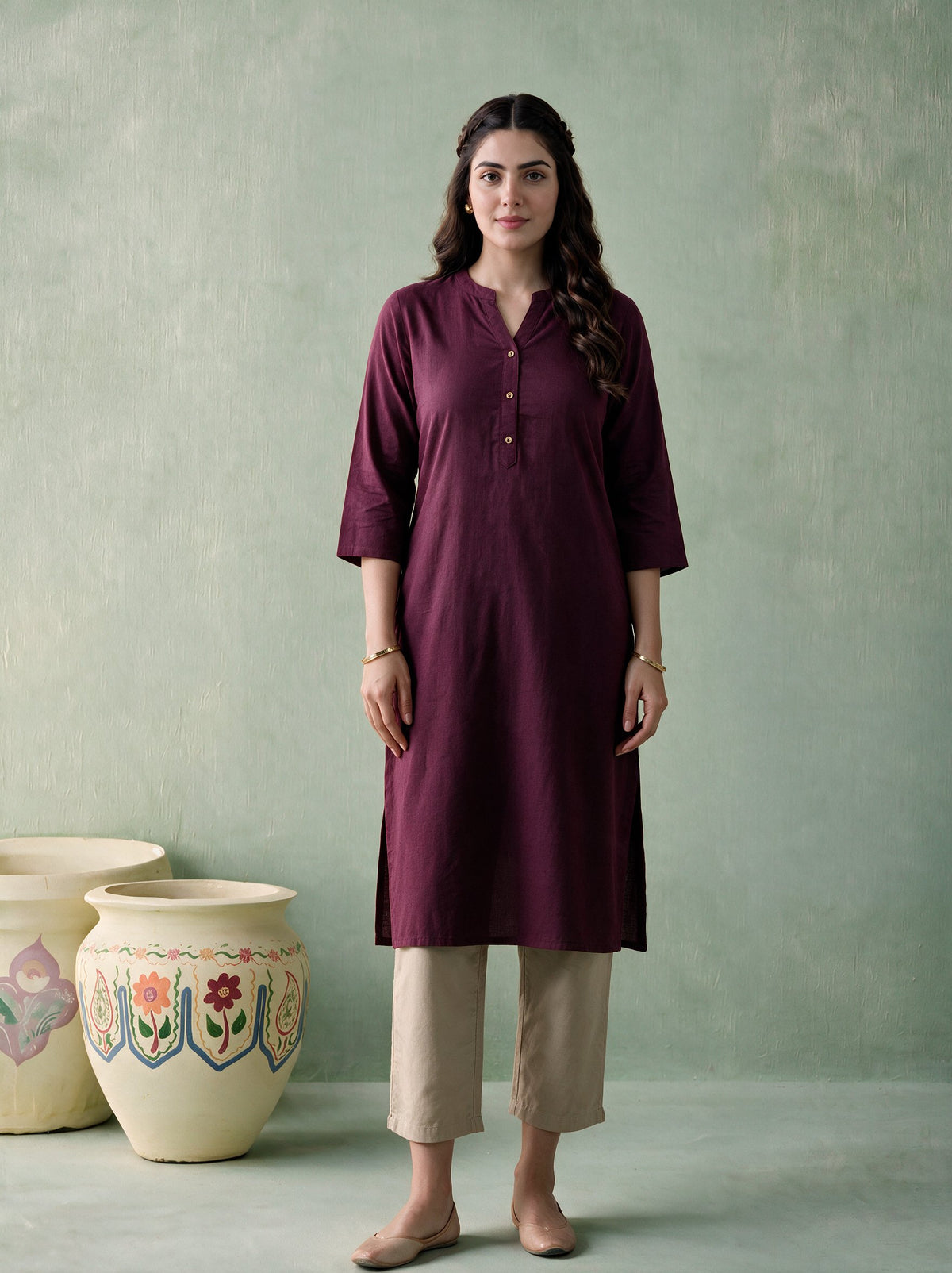Juniper Women Brown Kurta
