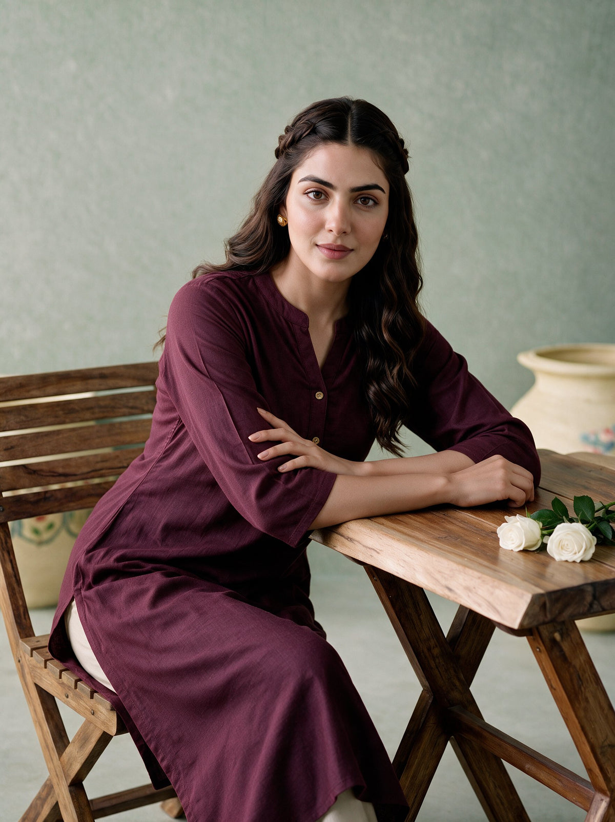 Juniper Women Brown Kurta
