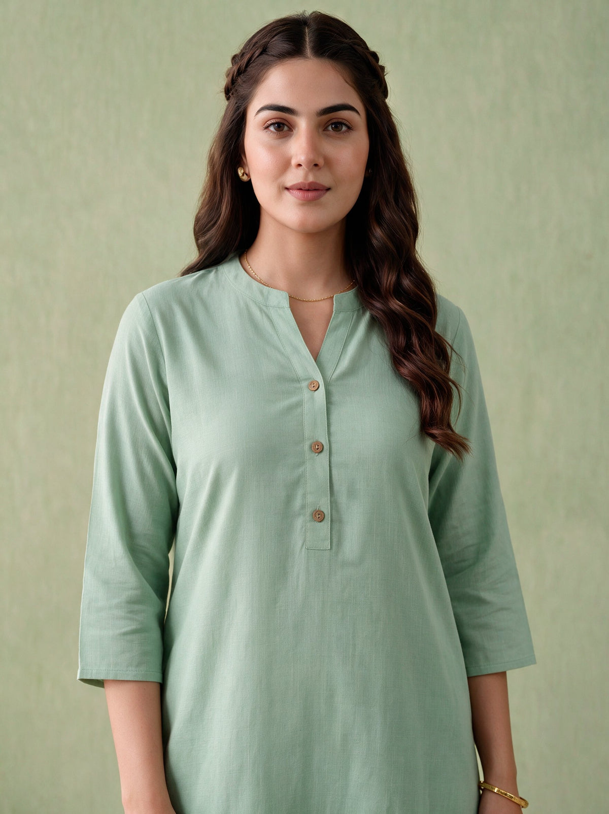 Juniper Women Sagegreen Kurta