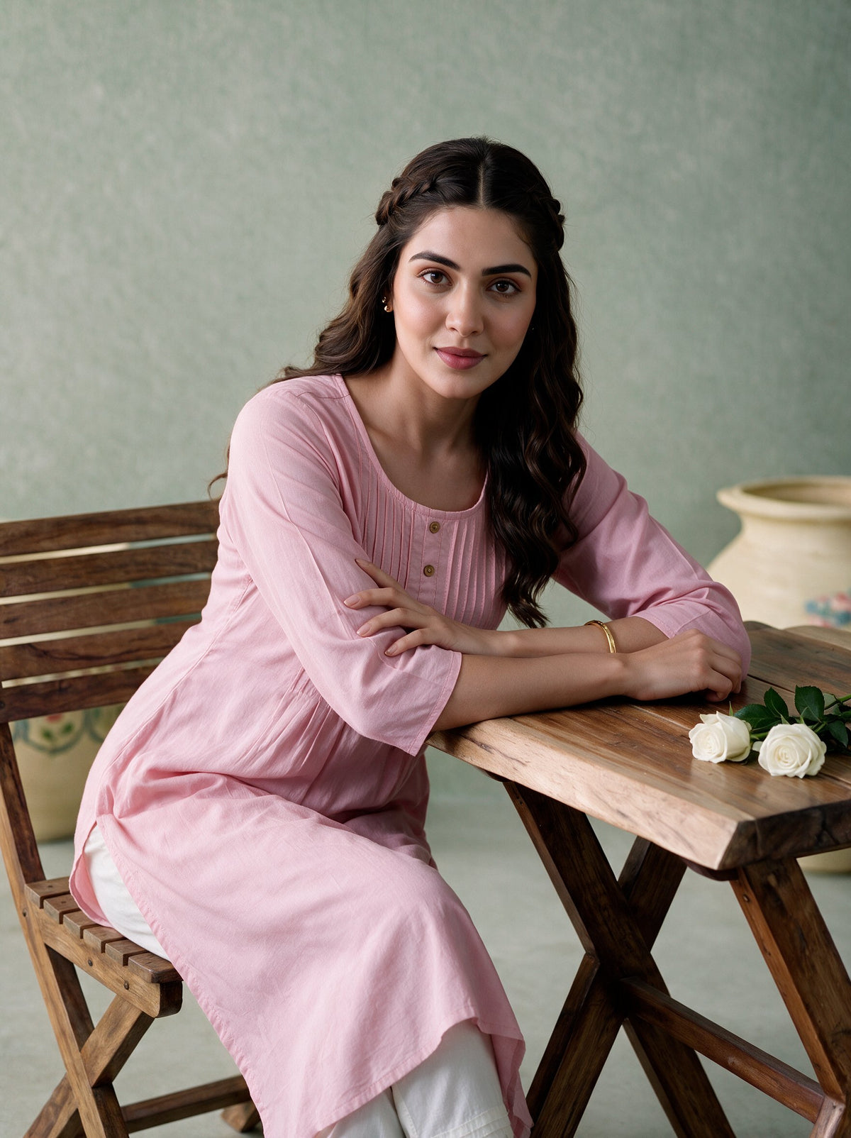 Juniper Women Dustymauve Kurta