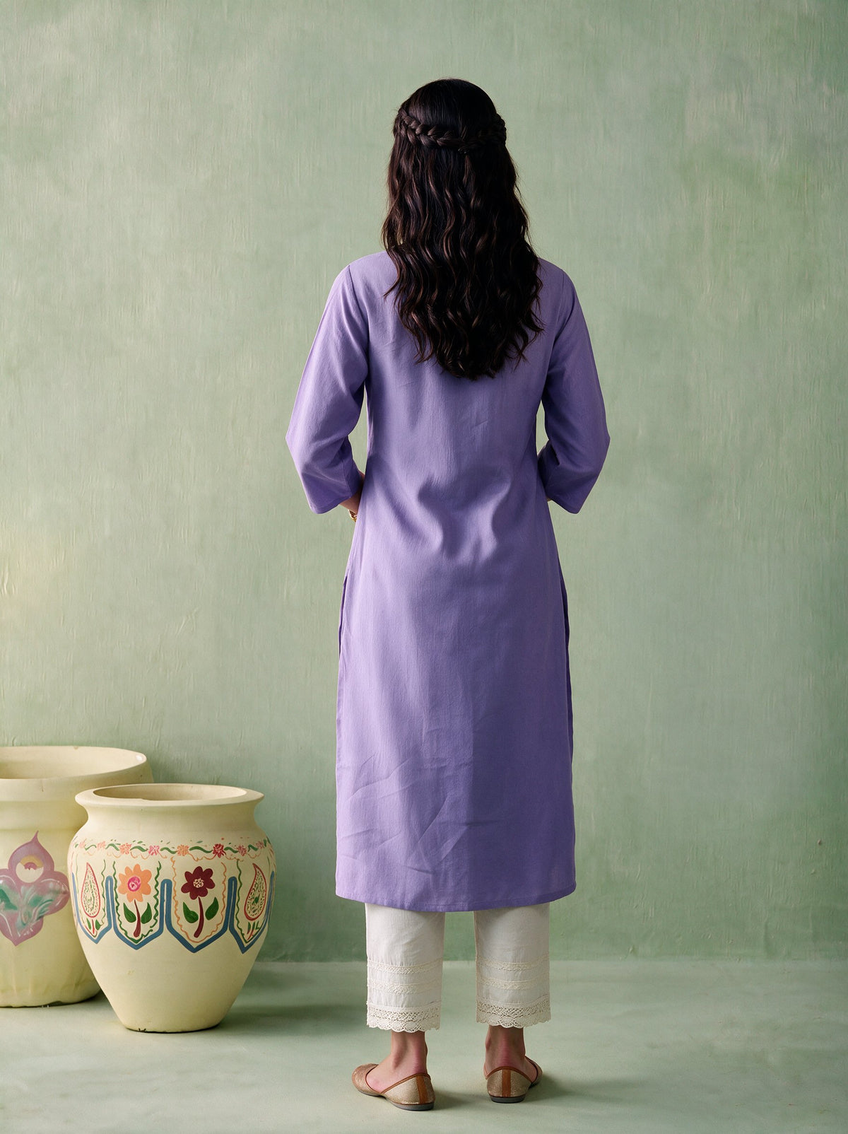 Juniper Women Lilac Kurta
