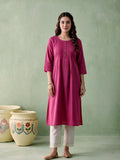 Juniper Women Magenta Kurta