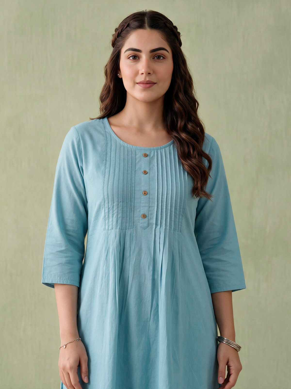 Juniper Women Seagreen Kurta
