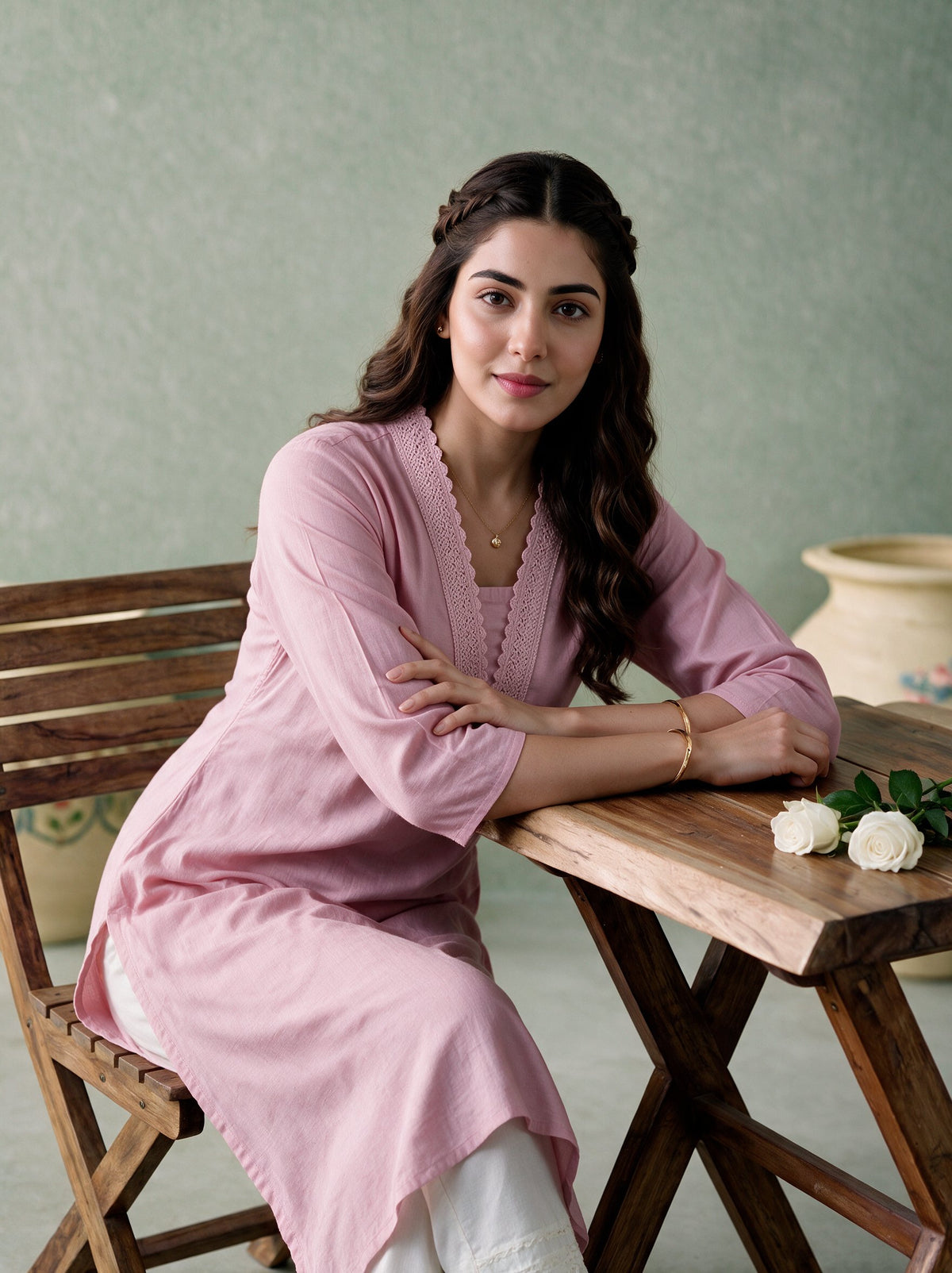 Juniper Women Dustymauve Kurta