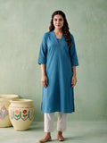 Juniper Women Powderblue Kurta
