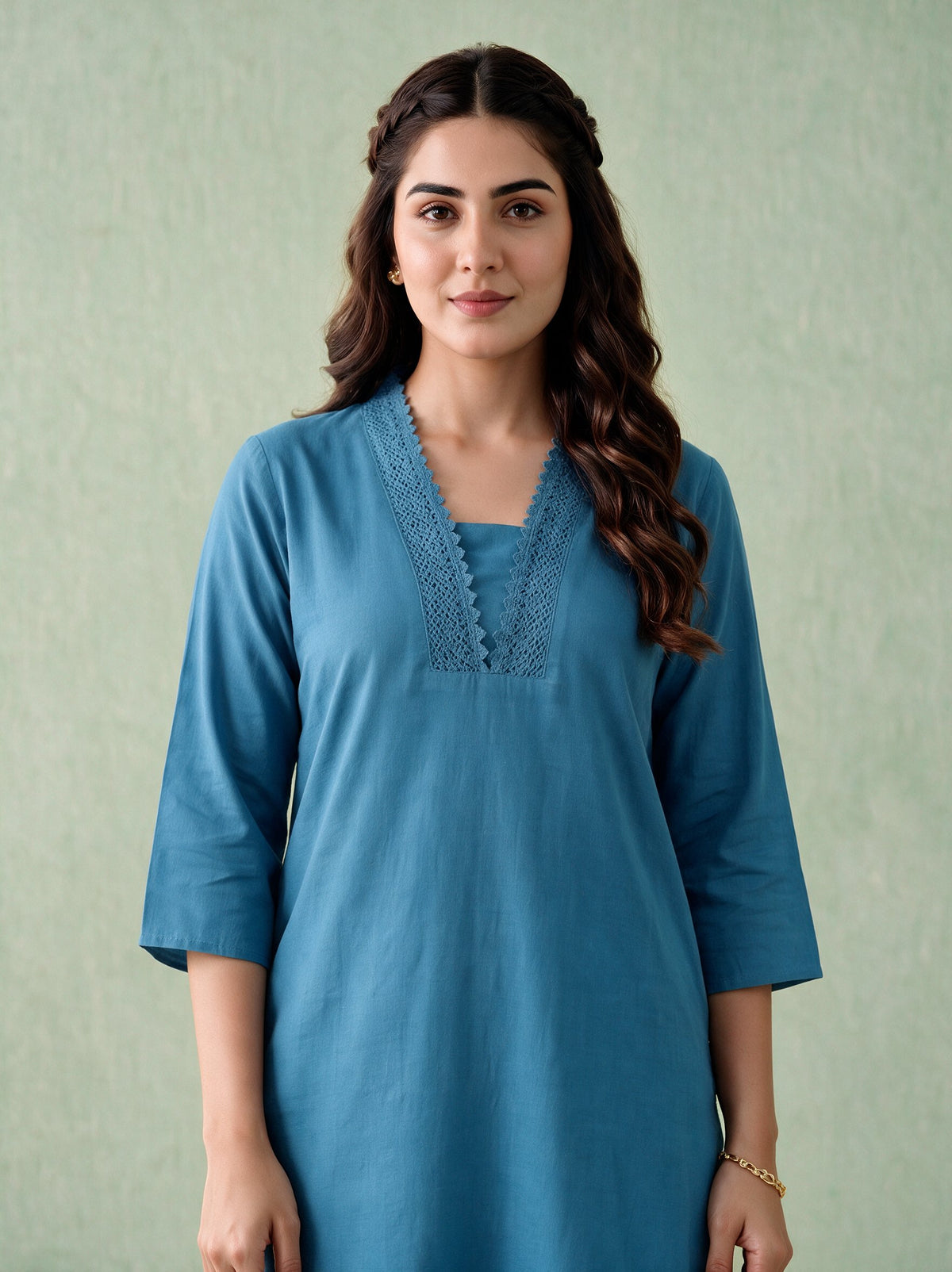 Juniper Women Powderblue Kurta