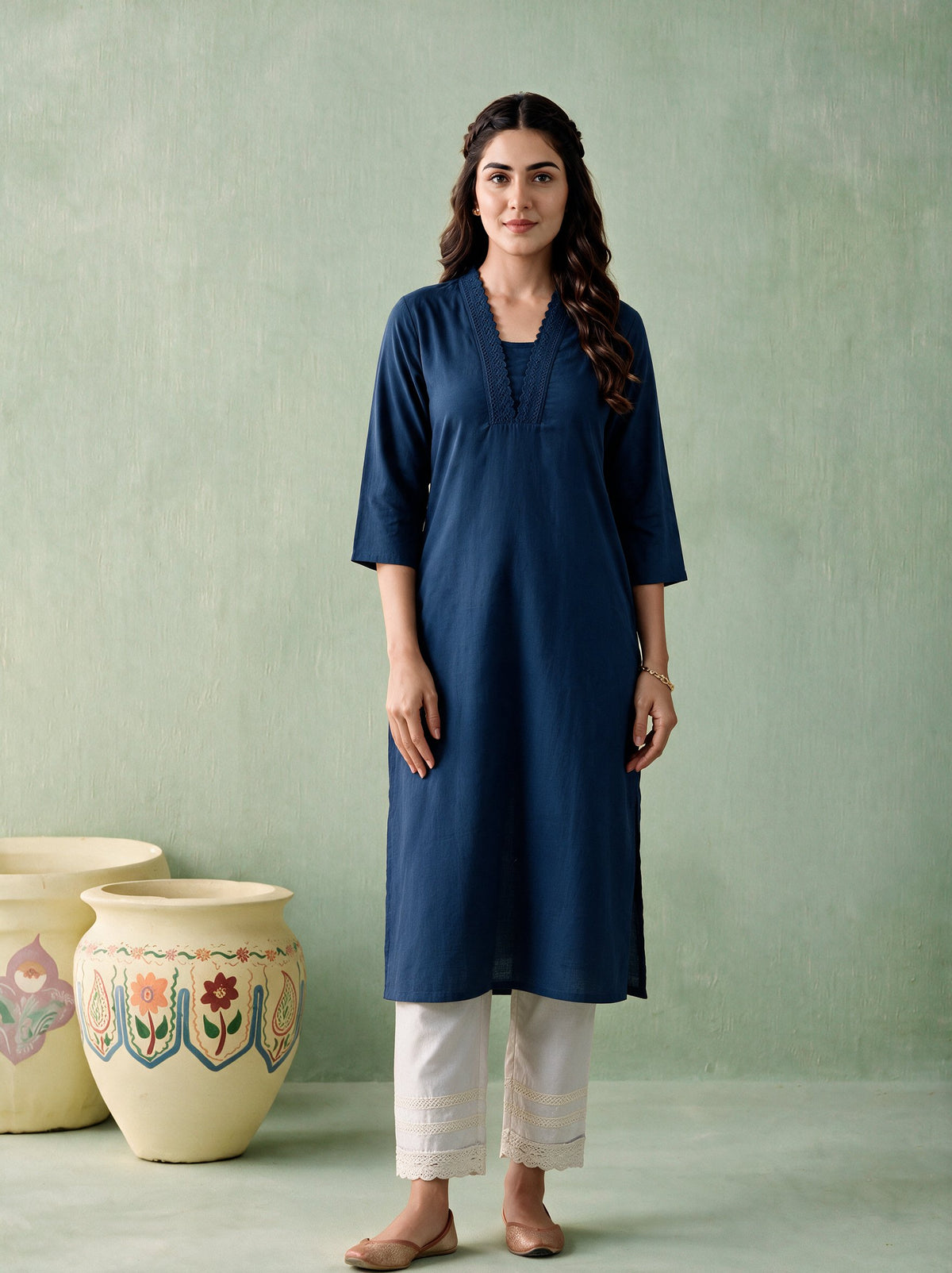Juniper Women Steelblue Kurta