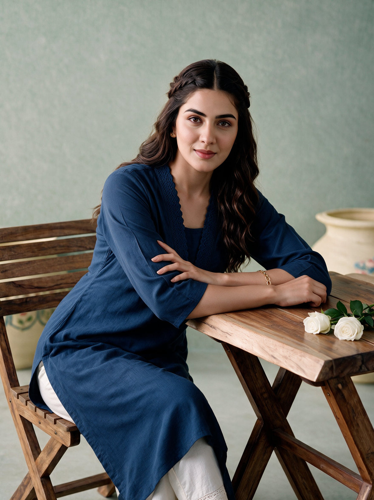 Juniper Women Steelblue Kurta