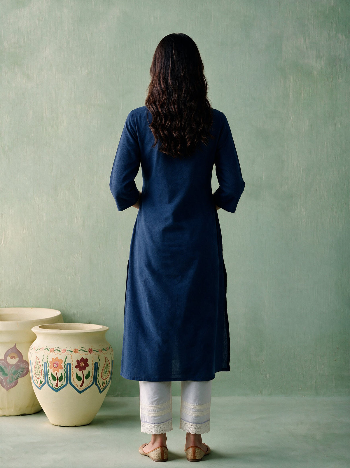 Juniper Women Teal Kurta