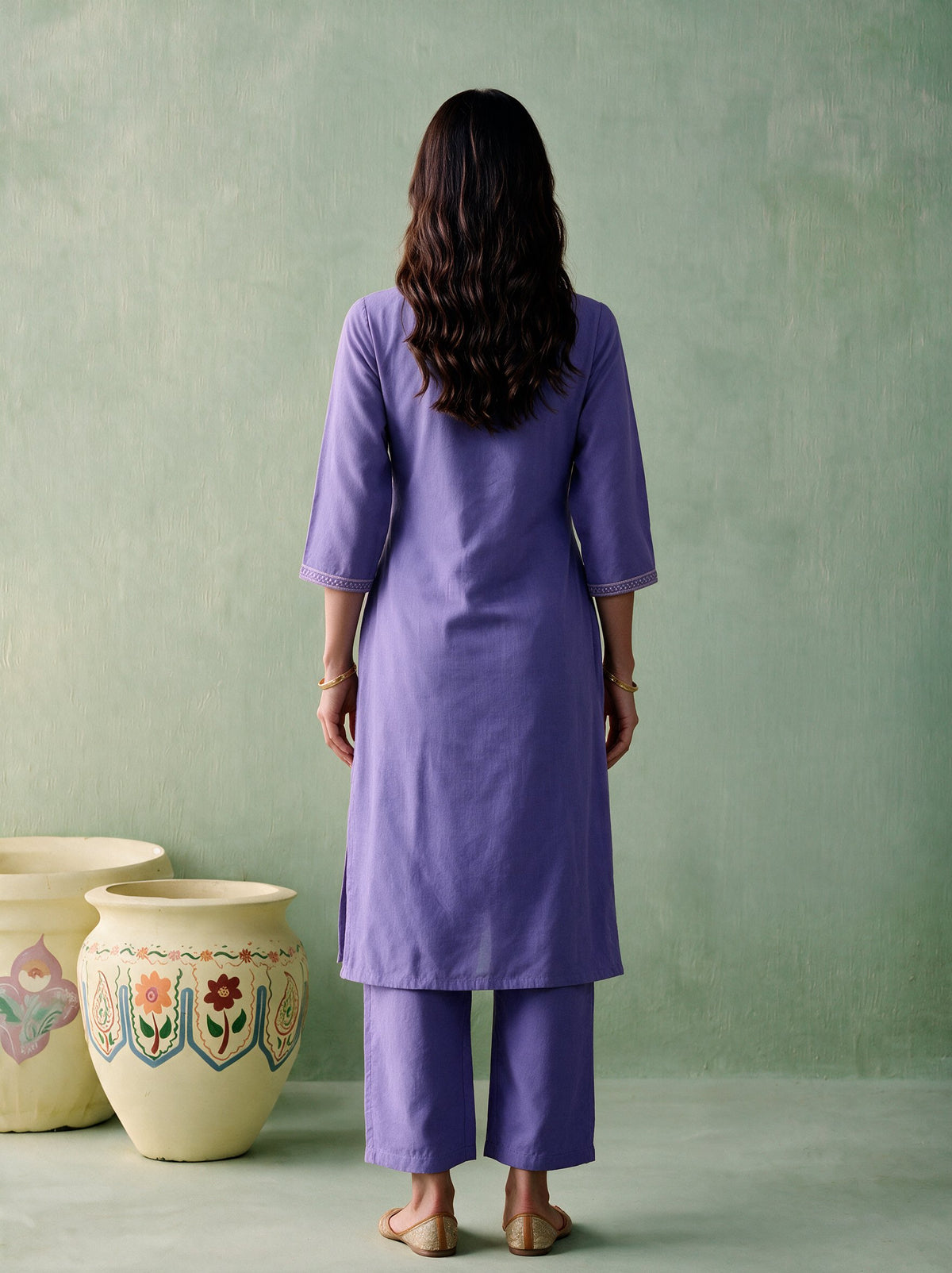Juniper Women Lilac Kurta & Pant