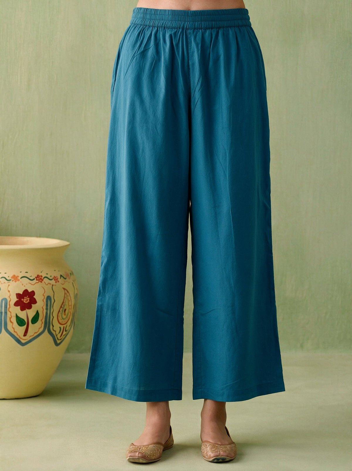 Juniper Women Powderblue Kurta & Pant