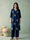 Juniper Women Steelblue Kurta & Pant