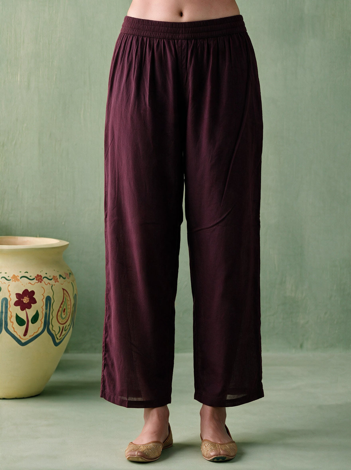 Juniper Women Brown Kurta & Pant