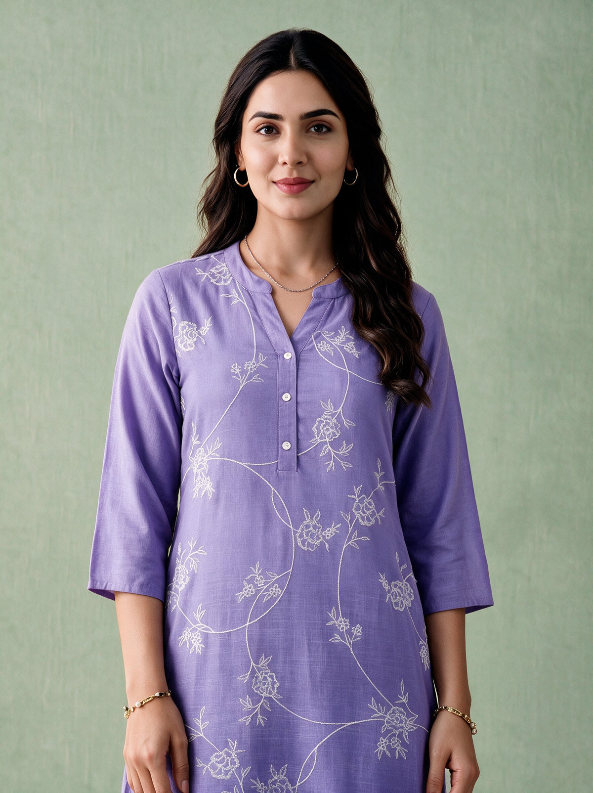 Juniper Women Lilac Kurta & Pant