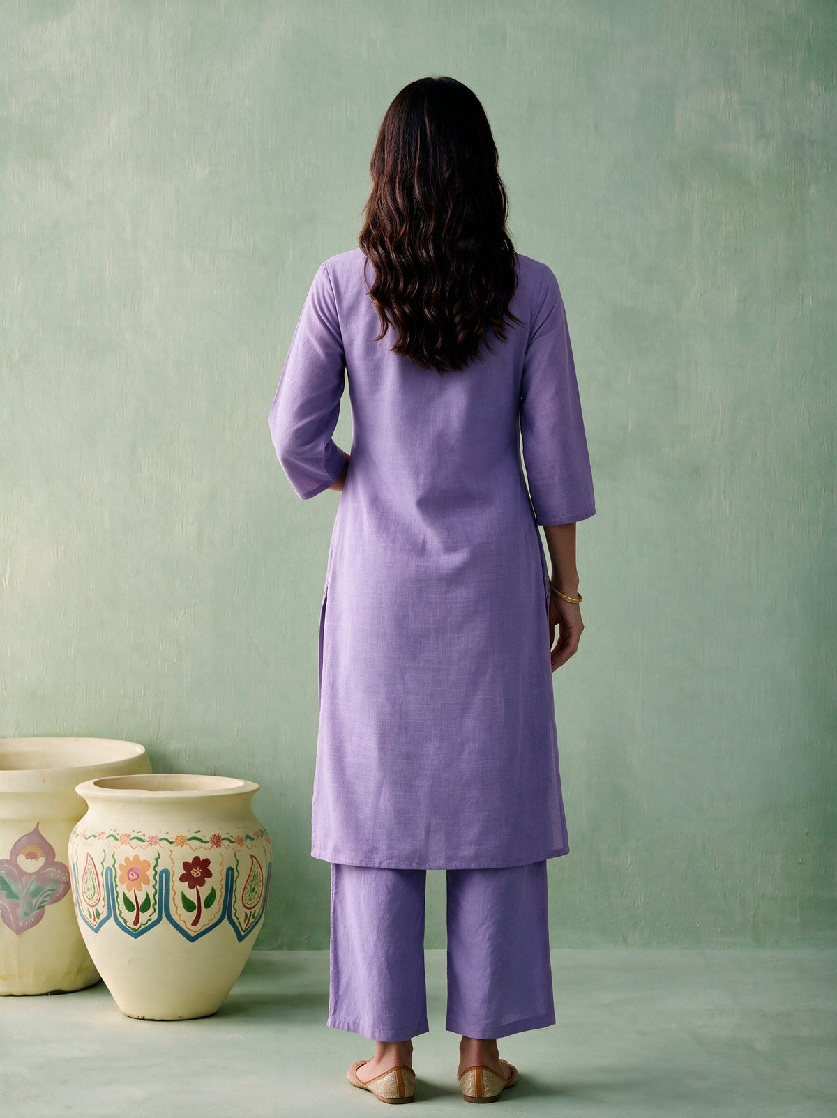 Juniper Women Lilac Kurta & Pant