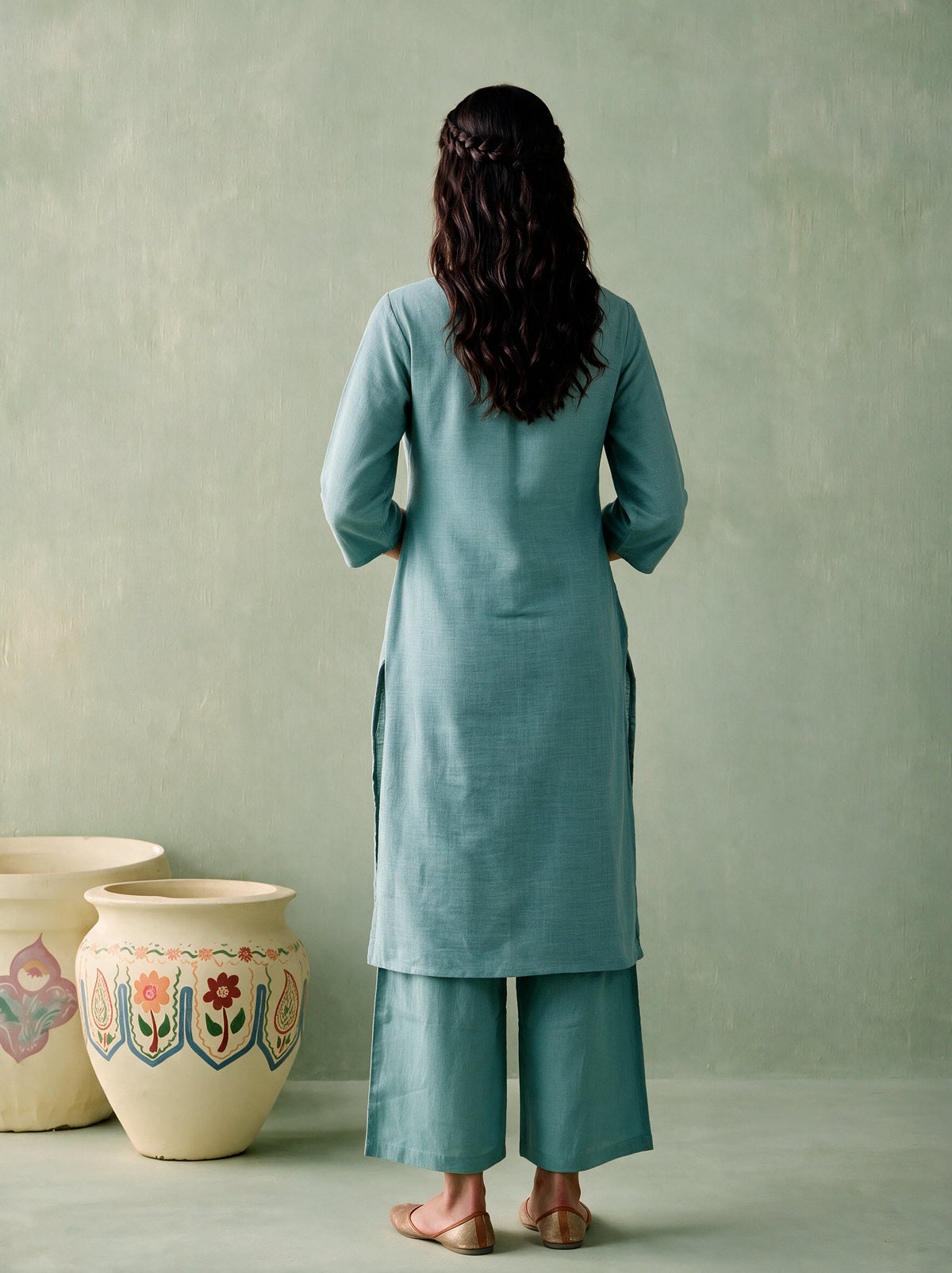 Juniper Women Mint Kurta & Pant