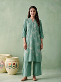 Juniper Women Sagegreen Kurta & Pant