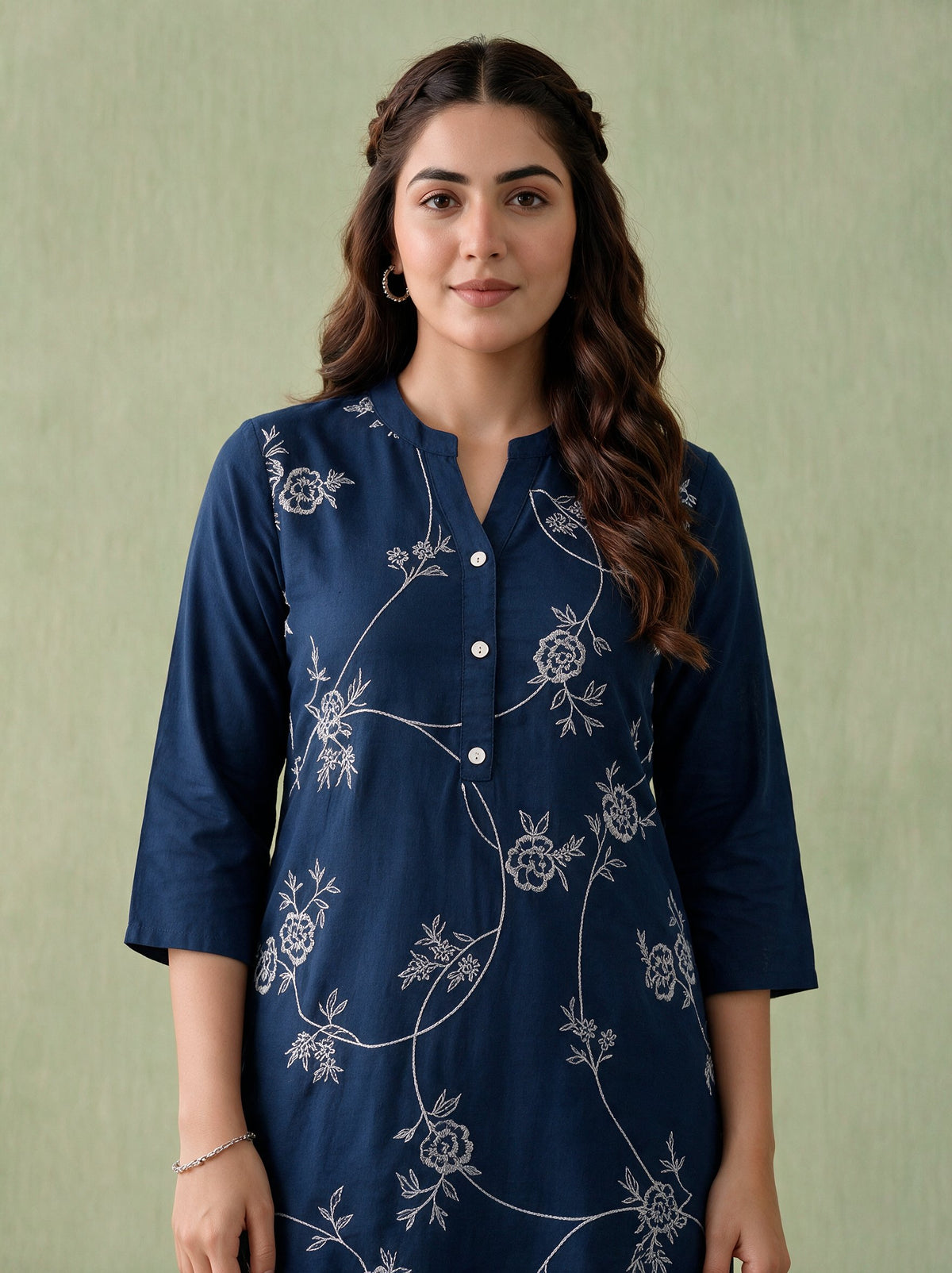 Juniper Women Teal Kurta & Pant