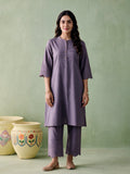 Juniper Women Dustyplum Kurta & Pant
