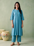 Juniper Women Powderblue Kurta & Pant