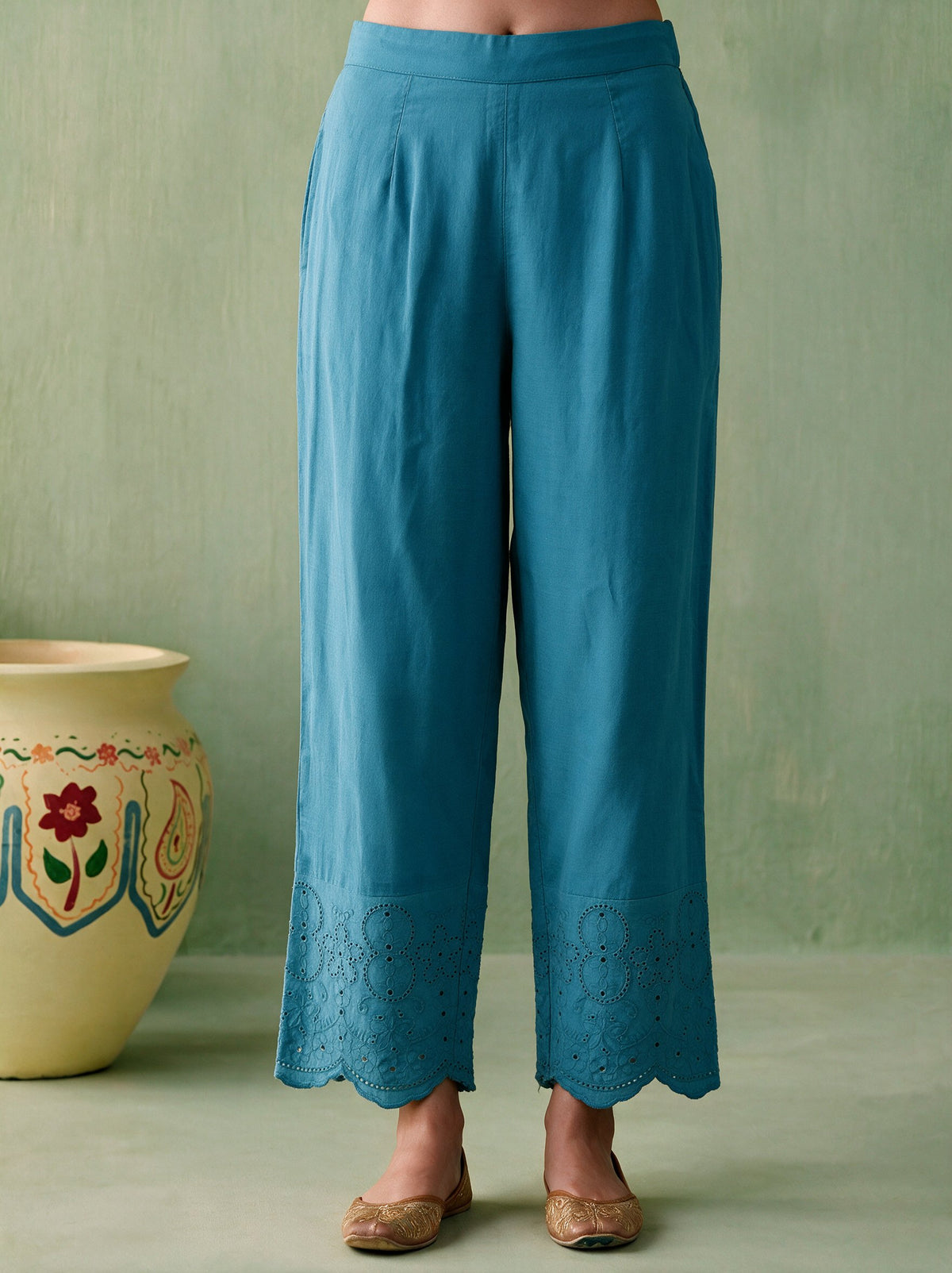 Juniper Women Powderblue Kurta & Pant