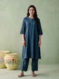Juniper Women Steelblue Kurta & Pant