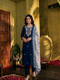Juniper Women Teal Kurta Pant & Dupatta
