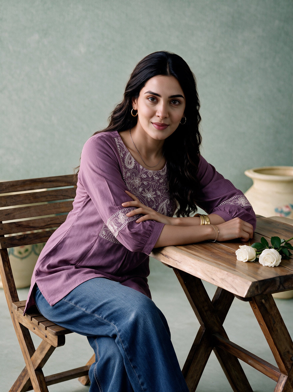 Juniper Women Dustyplum Tunic
