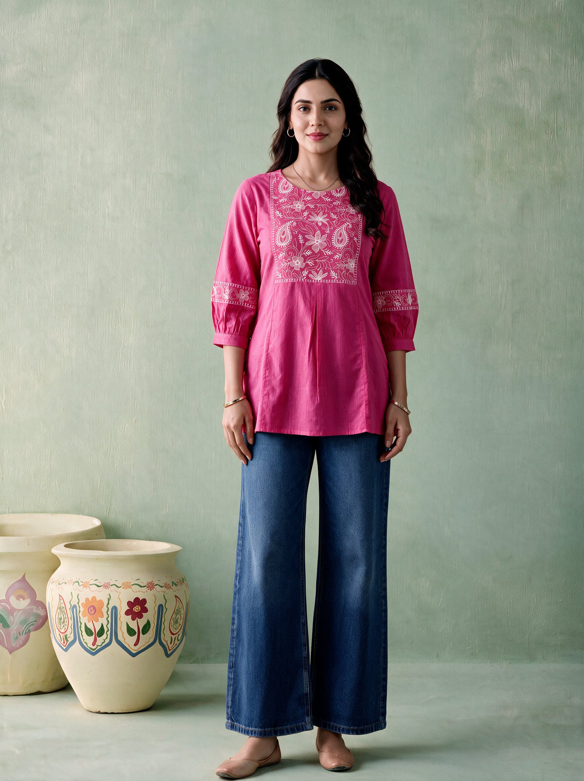 Juniper Women Fuchsia Tunic