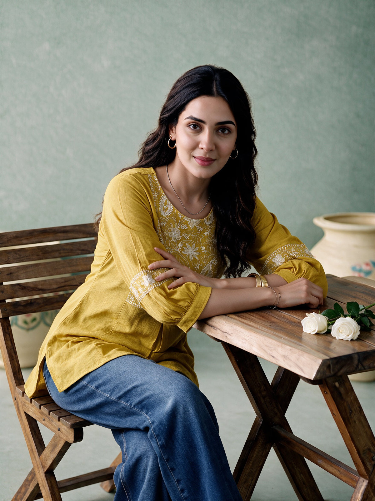 Juniper Women Gold Tunic