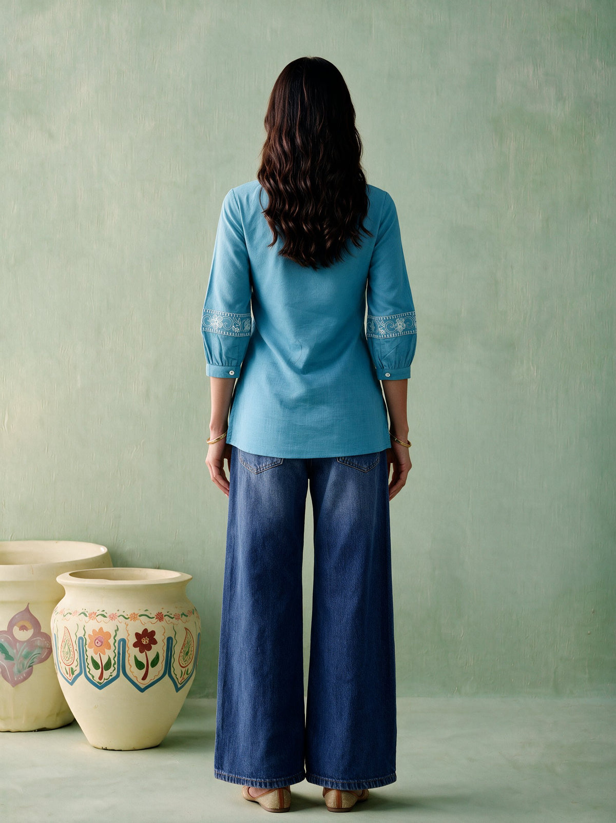Juniper Women Powderblue Tunic