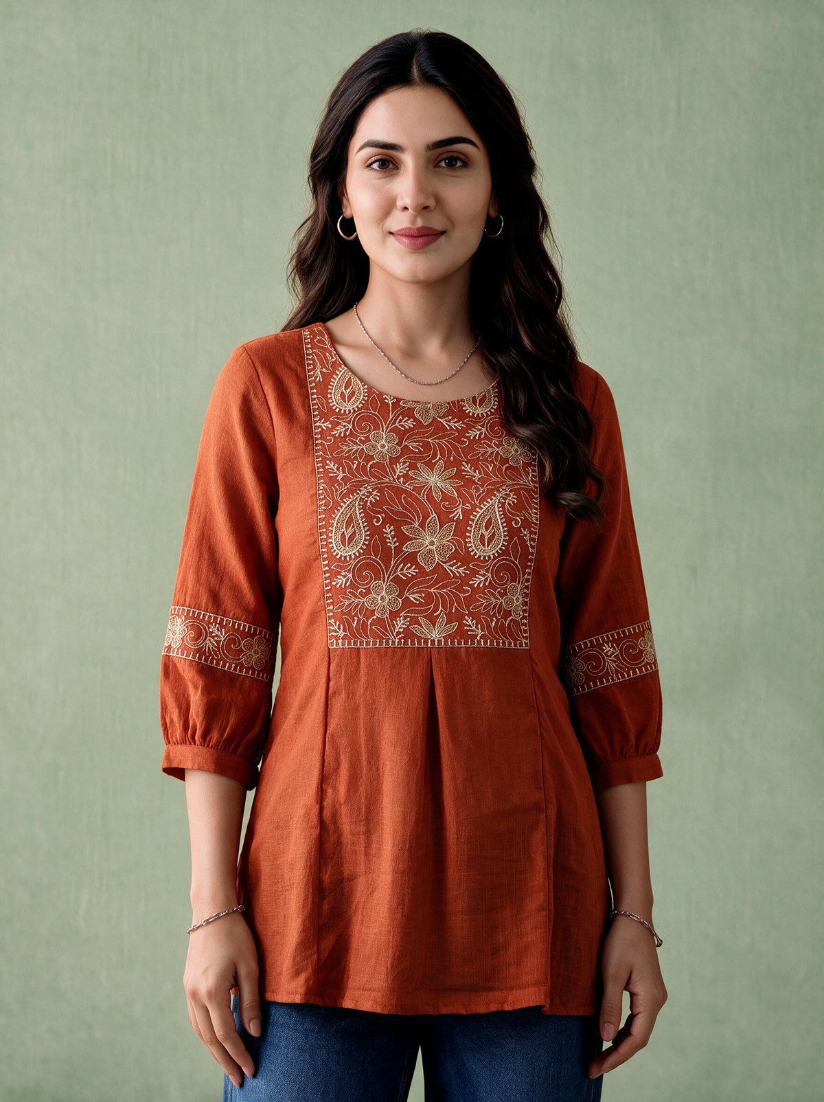 Juniper Women Rust Tunic