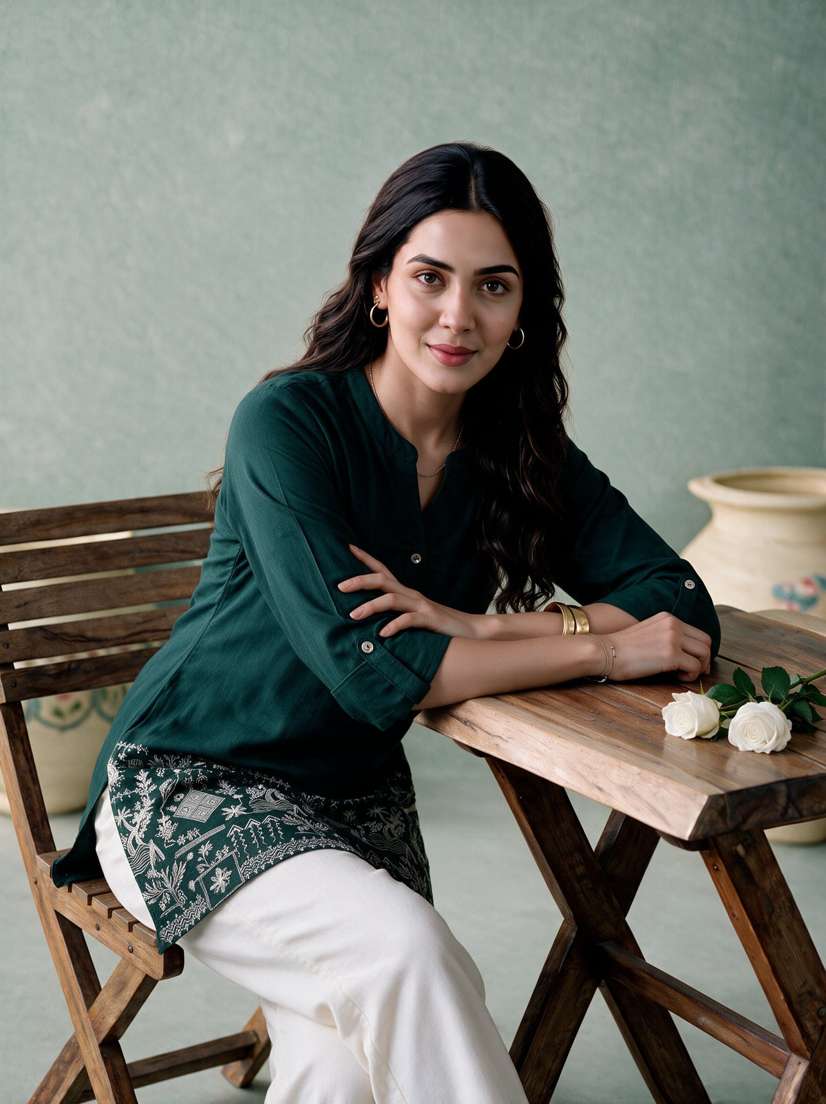 Juniper Women Jadegreen Tunic