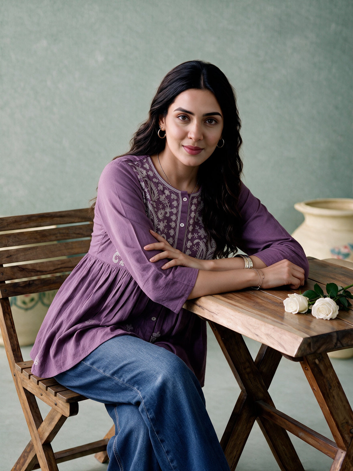 Juniper Women Dustyplum Tunic
