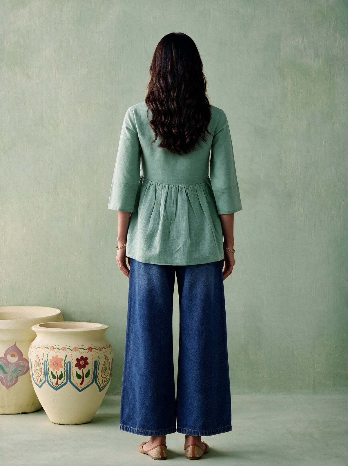Juniper Women Sagegreen Tunic