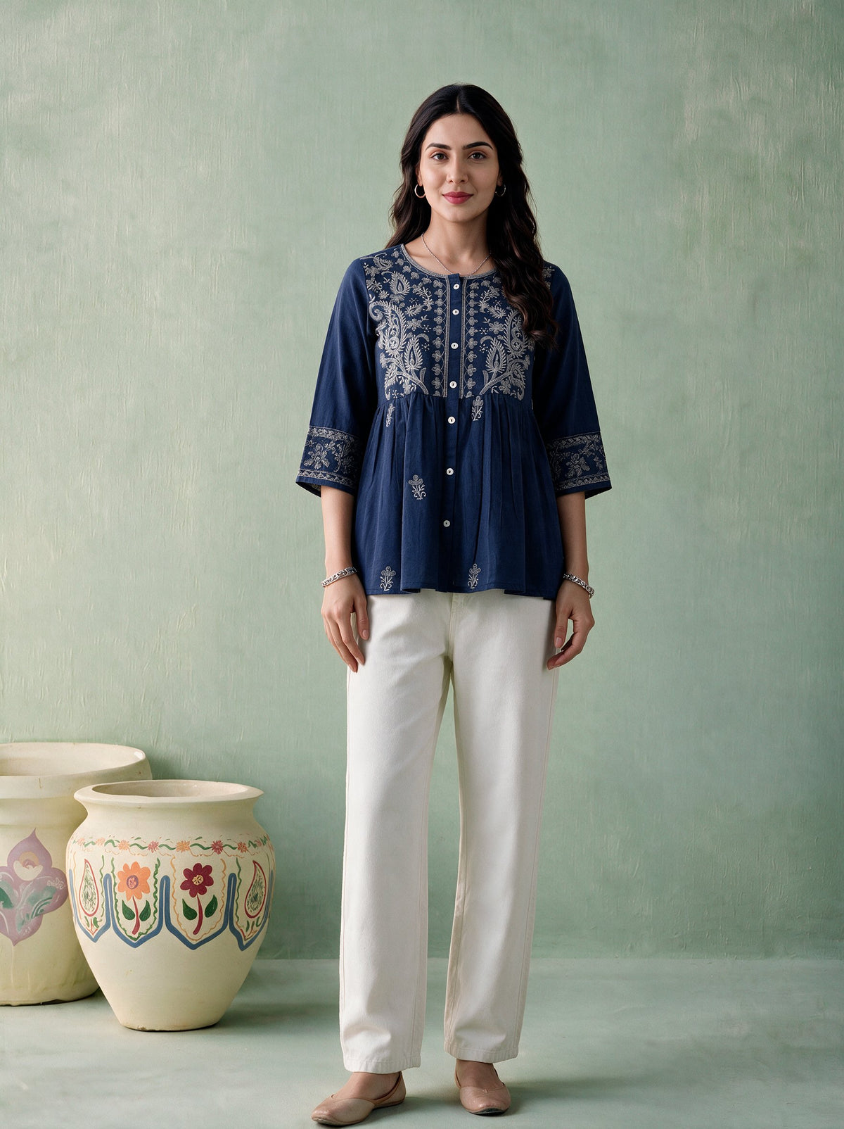 Juniper Women Steelblue Tunic