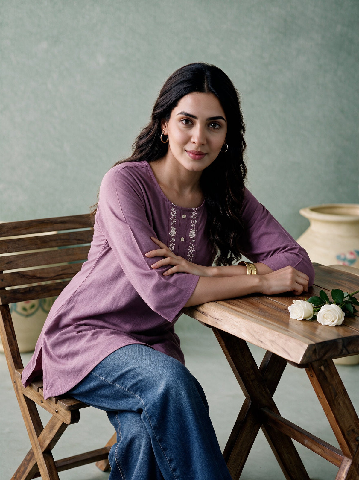 Juniper Women Dustyplum Tunic