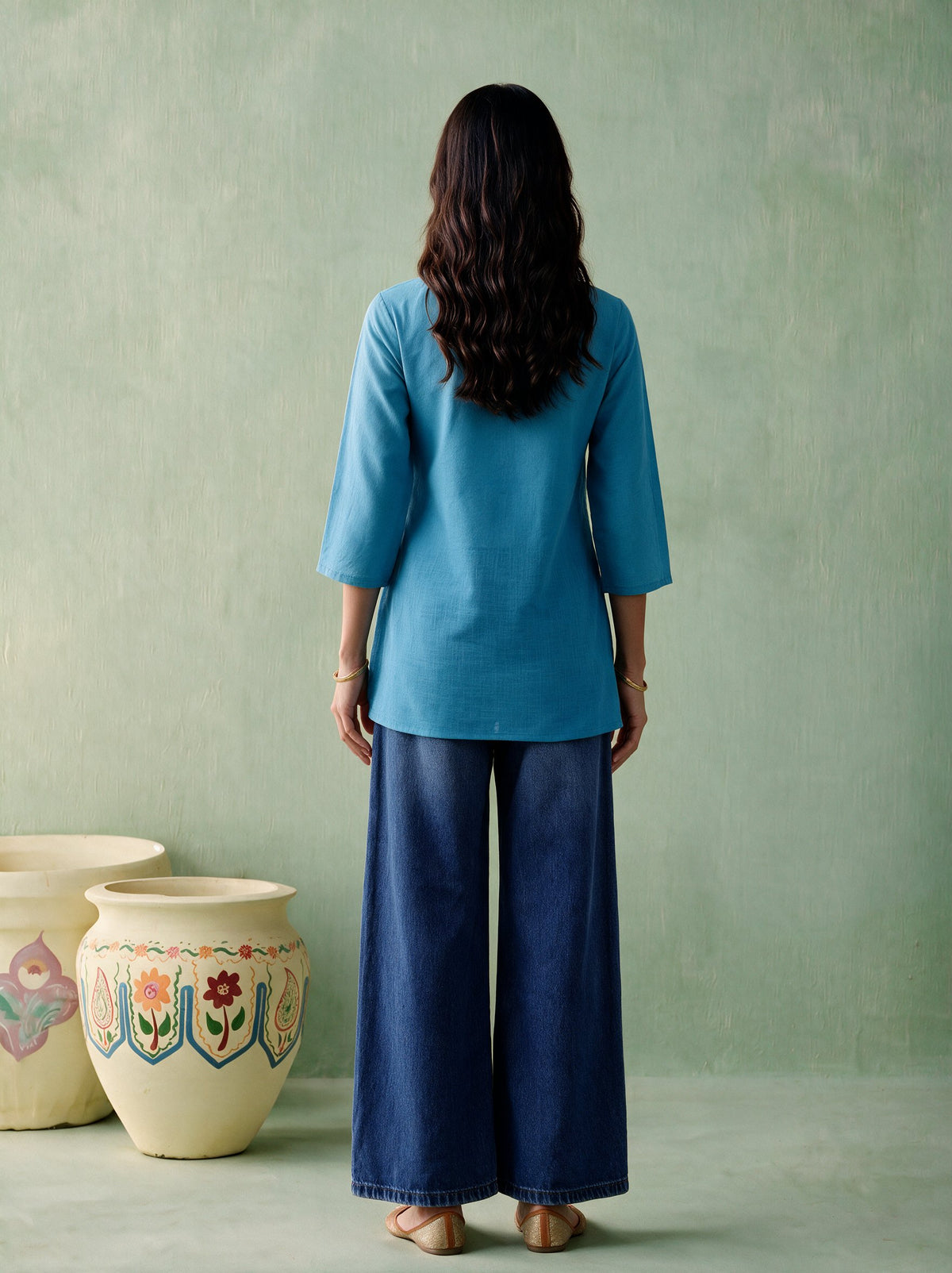 Juniper Women Powderblue Tunic