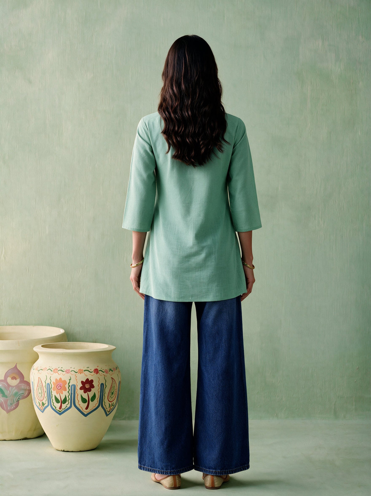 Juniper Women Sagegreen Tunic