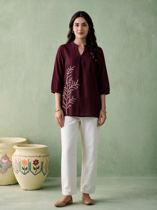 Juniper Women Brown Tunic