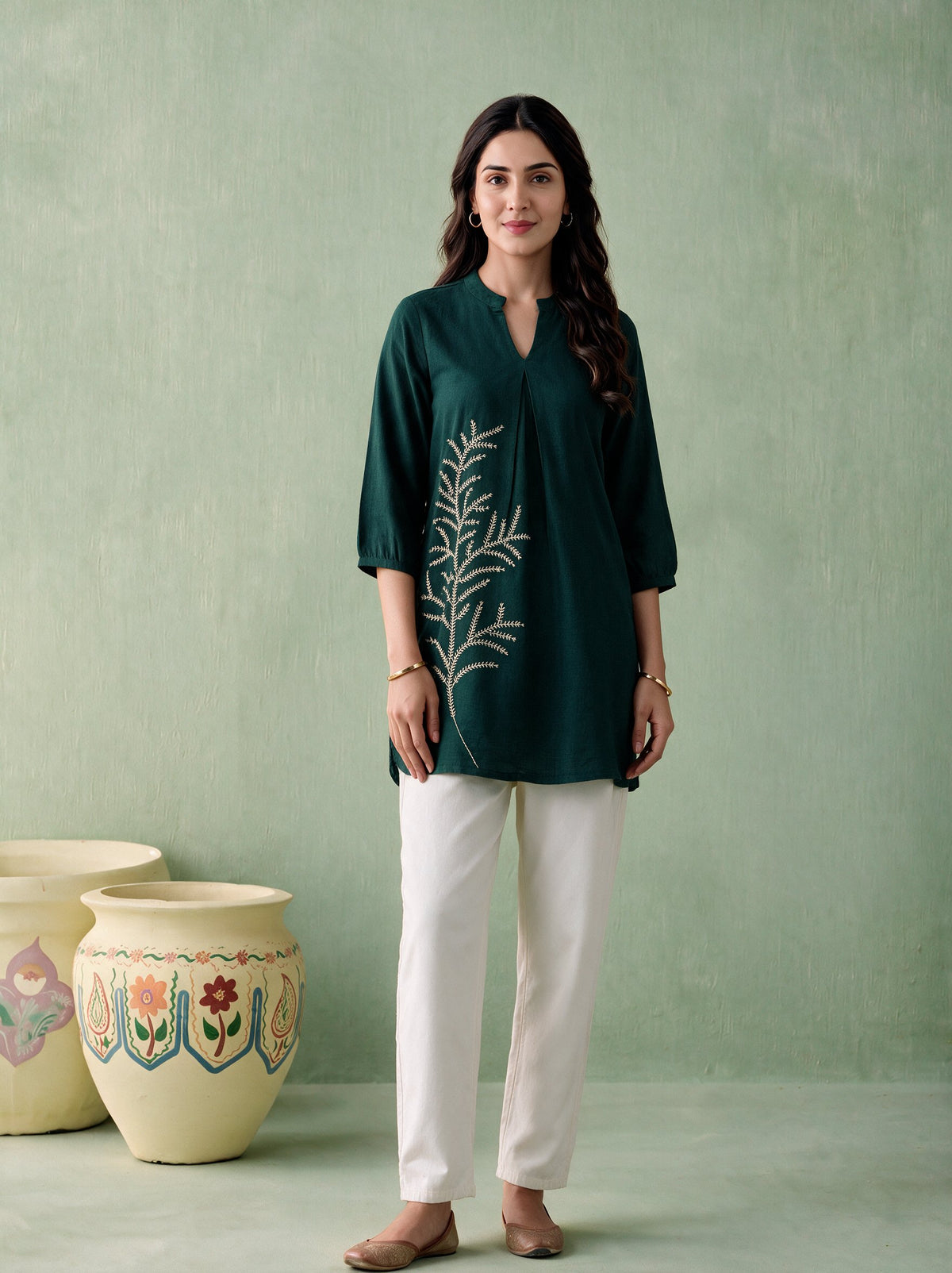 Juniper Women Jadegreen Tunic