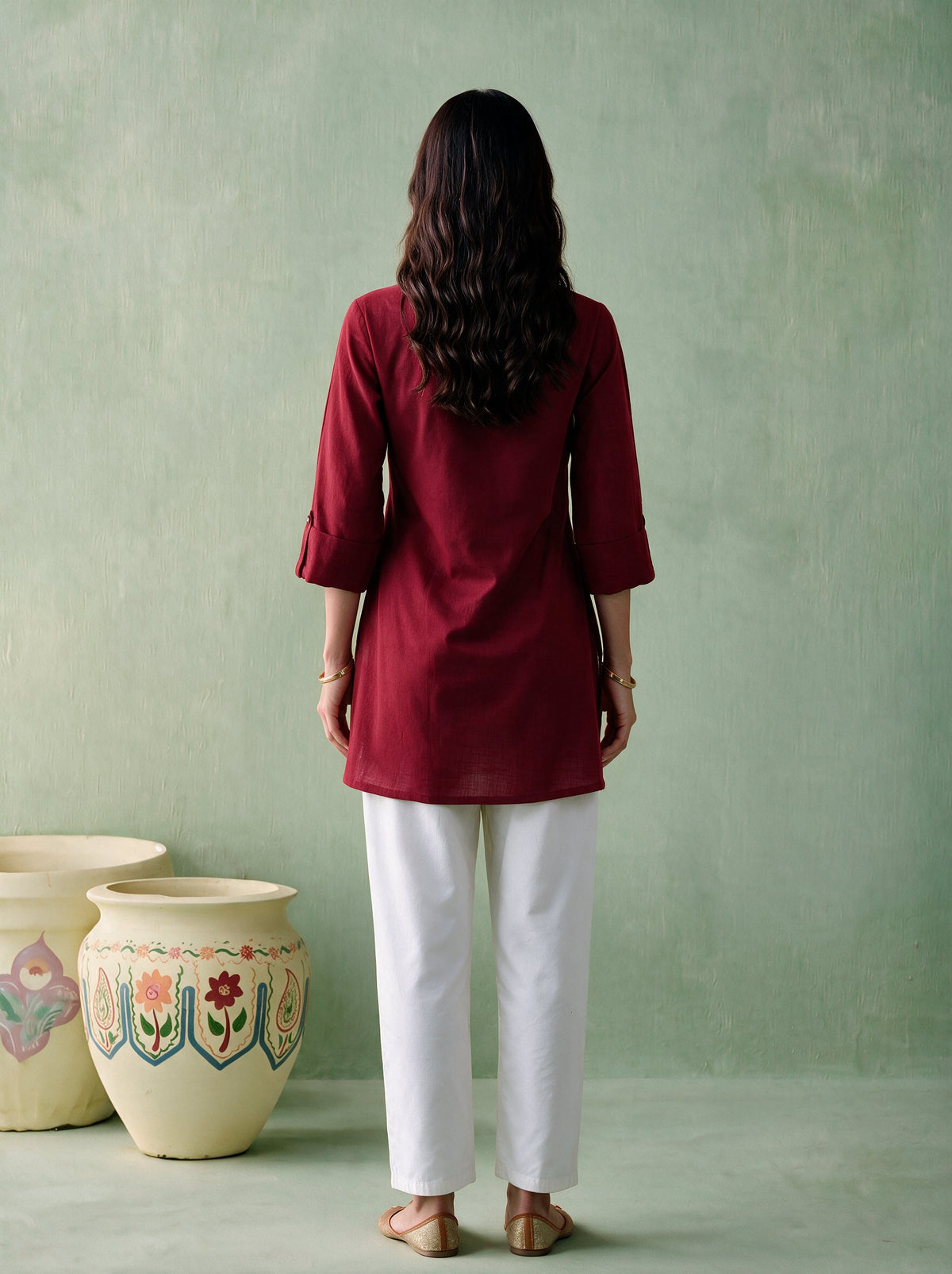 Juniper Women Maroon Tunic