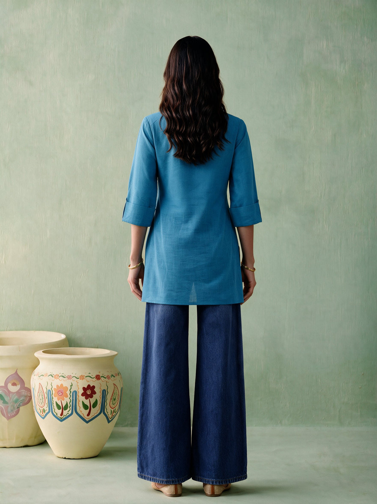 Juniper Women Powderblue Tunic